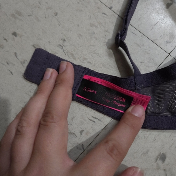 Lasenza | Elegant Lace Underwire Bra - Dark Purple 34DD - Picture 7 of 9